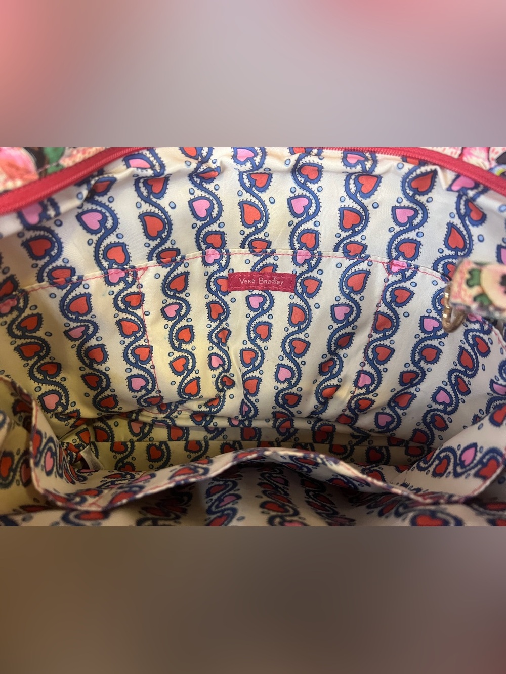 Vera Bradley Pink Tote - Picture 11 of 14